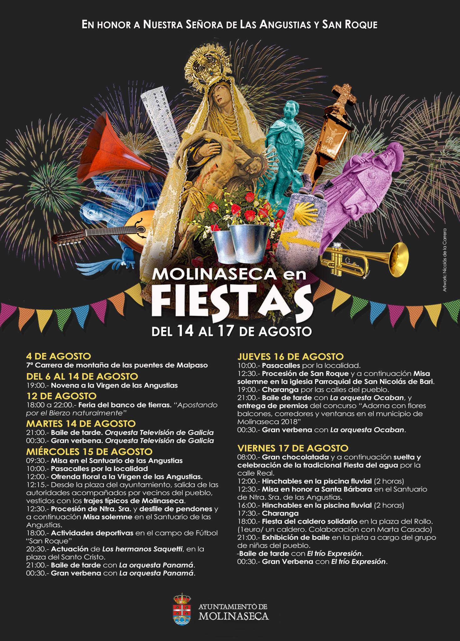 Fiesta en honor de Nuestra Señora de las Angustias y San Roque  